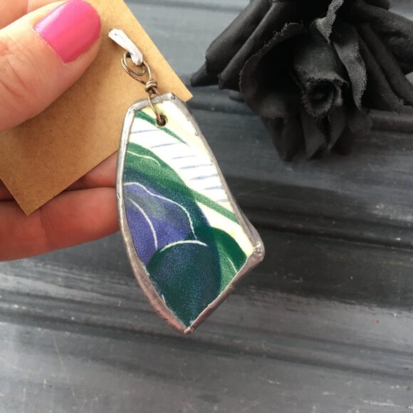 Double-sided Ceramic Pendant - Picture 2 of 7